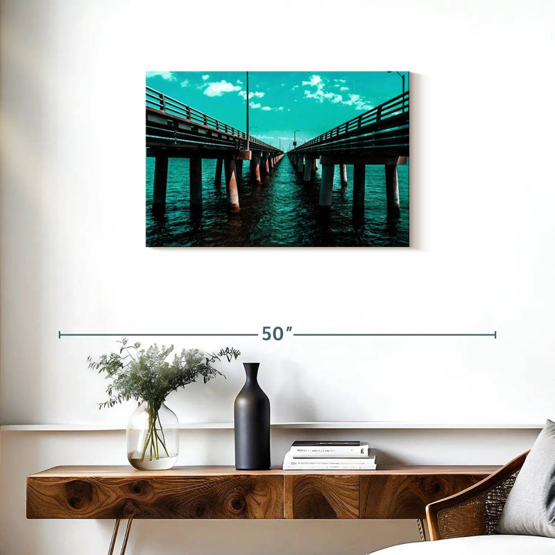 Lilie Chesapeake Bay Bridge Retro, H 20 po x l 30 po