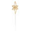 34'' Metal Plants & Flowers Tree Topper
