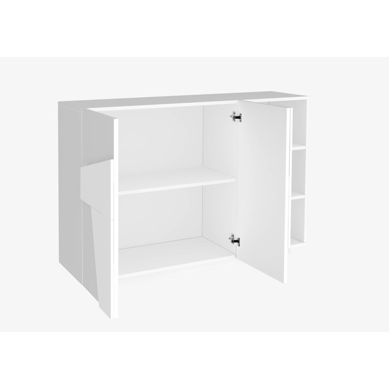 Longford 121 Cn Wide Sideboard, White