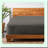 Soft Flannel Queen Bottom Sheet - Deep Pocket Grey - Heavyweight Double Brushed - Fitted - Soft & Cozy Bedding