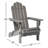 Blackwell Acacia Foldable Outdoor Adirondack Chair-1301088179