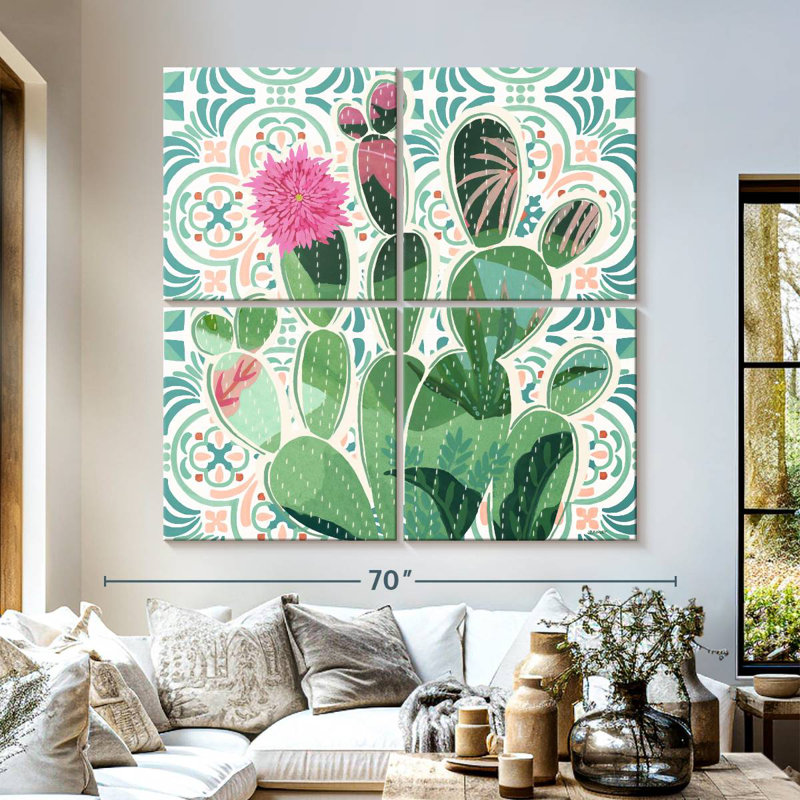 Harnek Fiesta Cactus Maverick Tile I, H 57 po x l 57 po