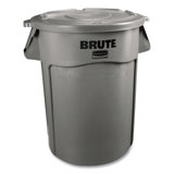 Rubbermaid® Commercial Round Brute® Container Plastic Open Kitchen Trash Can - 55 Gallons
