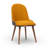 Mid-Century Upholstered Dining Chair with Paisley Floral Printed Accent