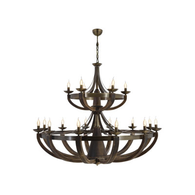 Demps 18 - Light Candle Style Chandelier