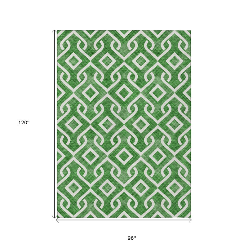 Tapis lavable intérieur / extérieur ivoire 8 pi x 10 pi