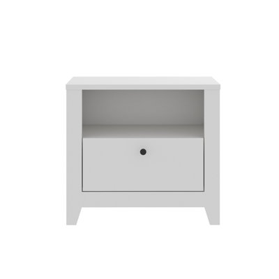 55cm W Manufactured Wood Bedside Table