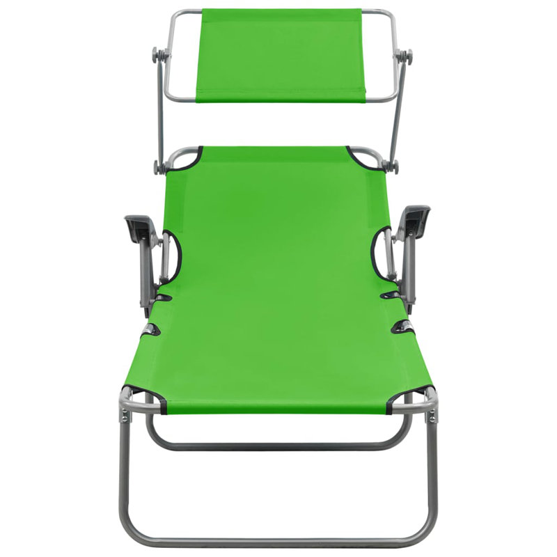 Ather 28.6" Long Single Chaise, Green
