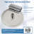 1 Rain Shower Head 2.5 GPM GPM-101794339