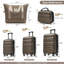 Ensemble de valises en plastique Hardshell - Valises légères et durables avec deux roulettes pivotantes, tailles de bagage à main et pour bagages