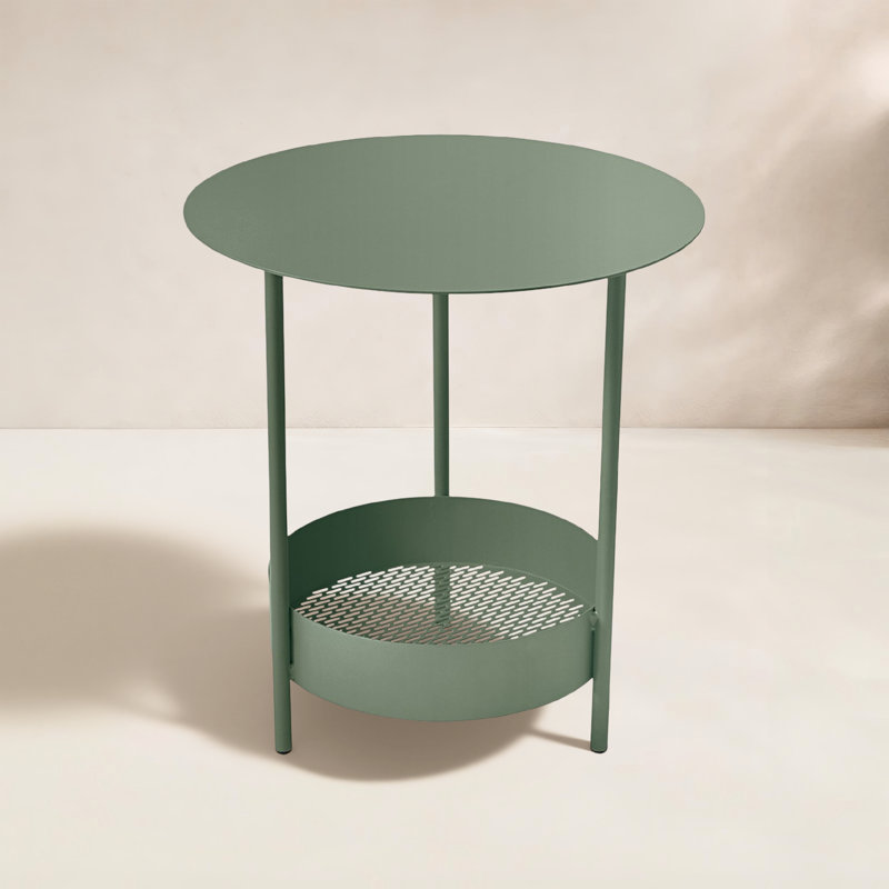 Salsa Outdoor Round Side Table, Cactus