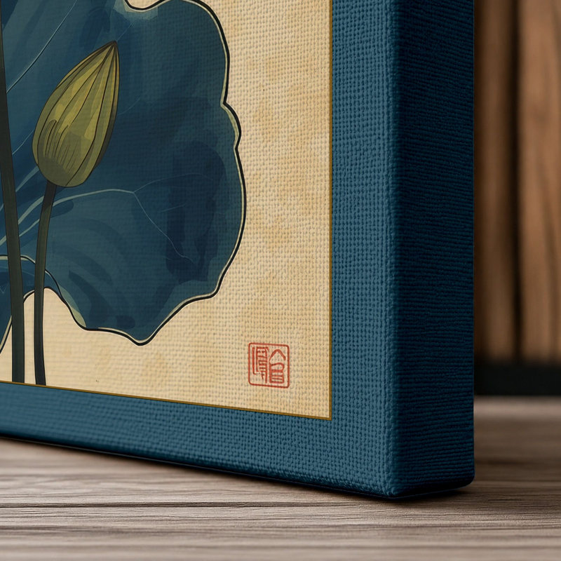 Print, 36x24 - 91.4 x 61.0 cm, Teal Border