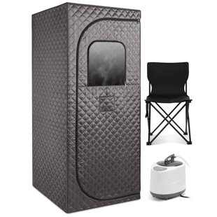 Full Size Sauna, Portable Steam Saunas Tent For Home Spa, Foldable With 2.6L 1000W Steamer And Remote Control