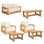Melrose 6 Piece Outdoor Conversation Set