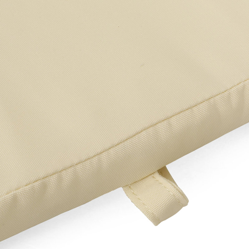 2-Piece Outdoor Chaise Lounge Cushion Set ( Cushion Only ), Beige