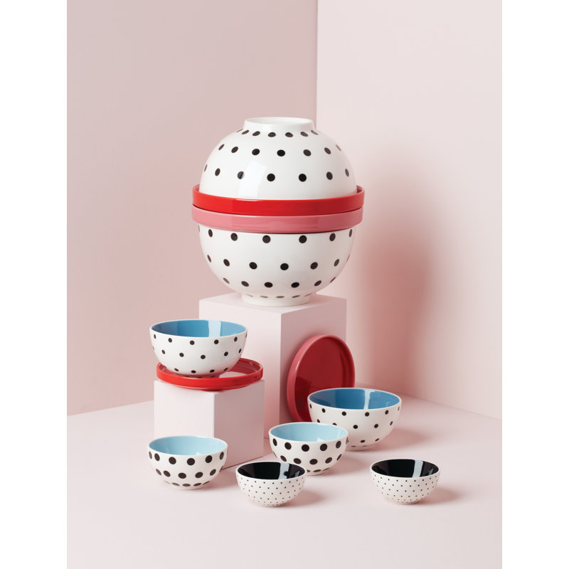 Luna Porcelain Dessert Bowl