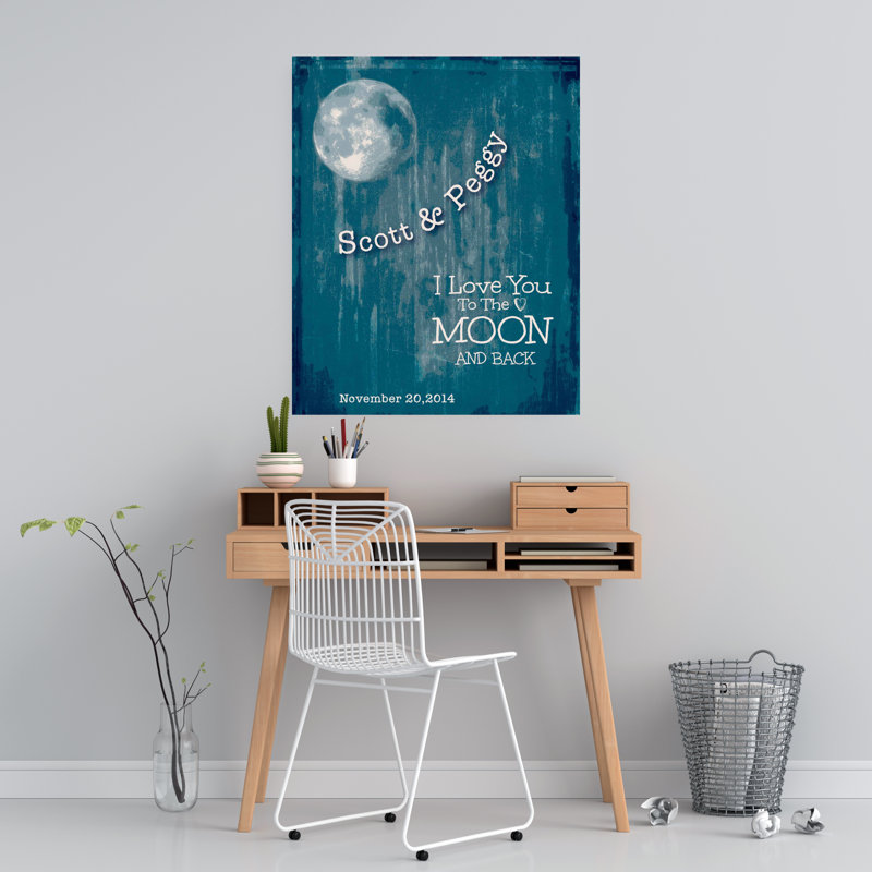 Décalcomanie murale i love you to the moon, Oui