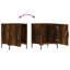 Menpal 40cm W Iron Bedside Table-1046406759