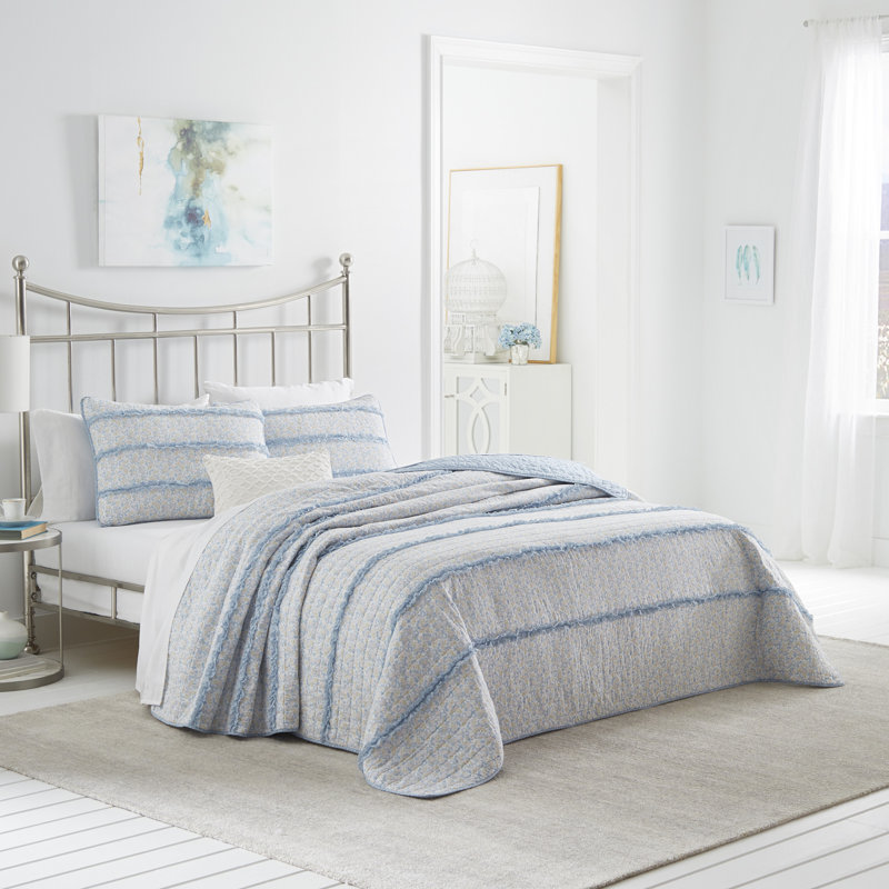 Collection de courtepointe Laura Ashley Opal, Double / Grand