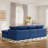 Comfy Boneless L Shaped Sectional Modular Cloud Sofa with Ottoman, Oversized Compression Deep Seat Couch, 3 Seater Living Room Set-910451958