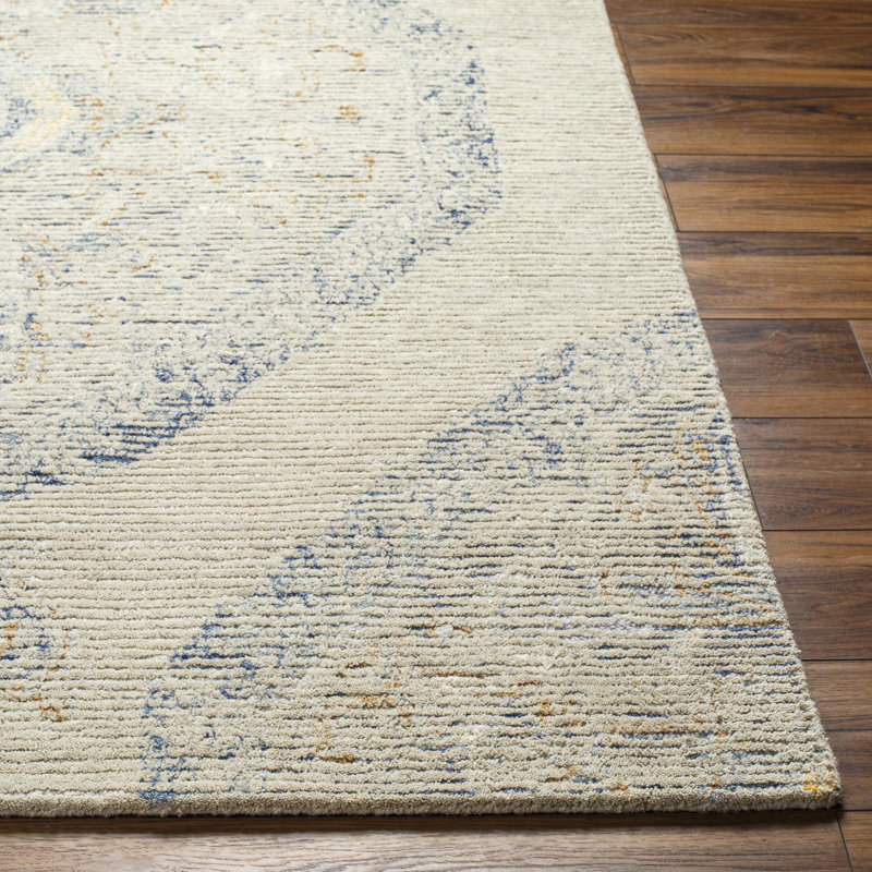 Wool Oriental Area Rug, Rectangle 2' x 3'