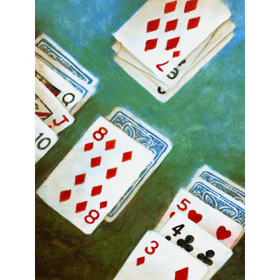 Playing Cards Solitaire - Wrapped Canvas Print