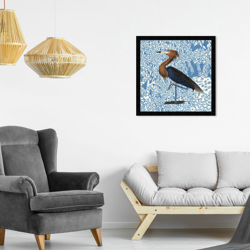 «Bird Pose», reproduction d'art mural, Noir, H 22 po x l 22 po x P 0,5 po