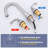 Widespread 2-handle Bathroom Faucet with Drain Assembly-97760845