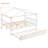 Space-Saving Wooden House Bed With Pull-Out Trundle For Sleepovers-2114032320-2114032323