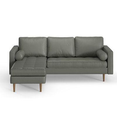 Geo 2 - Piece Vegan Leather Reversible Chaise L-Sectional -  AllModern, 4ACB170180134615A450F3413C40F726