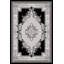 Tapis noir traditionnel tissé à la main Ramsel-33341859