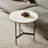 End/Side Tables - Small Round Accent Table, Metal Narrow Night Stands With Sharp, Ideal For Any Room-Side Tables