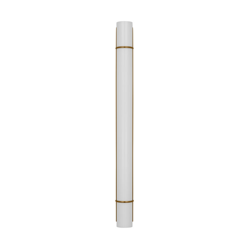 Visual Comfort Studio 1 - Light LED Vanity Light, Brushed Brass