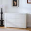 Armoire de rangement en L à 6 tiroirs avec bureau extensible