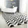 Chevron Hand Woven Area Rug