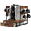 Tiroir porte-gobelet K - organisateur de dosettes de café pour comptoir, tiroir de rangement K-Cup robuste avec porte-tasses, support pour cafetière, capacité de 35 dosettes, brun rustique