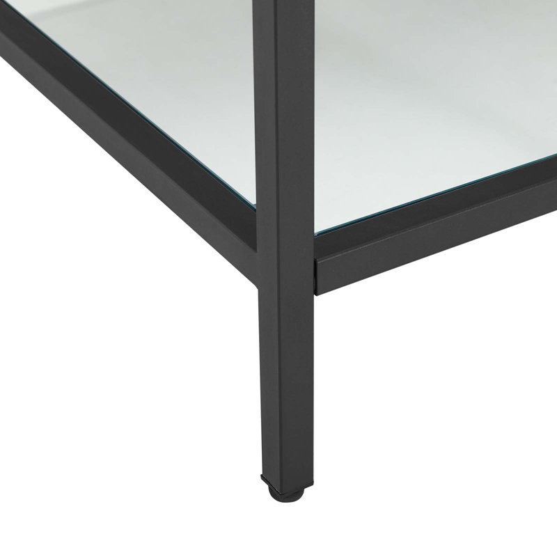 Kingsley 60" Stainless Steel Bathroom Vanity, Black