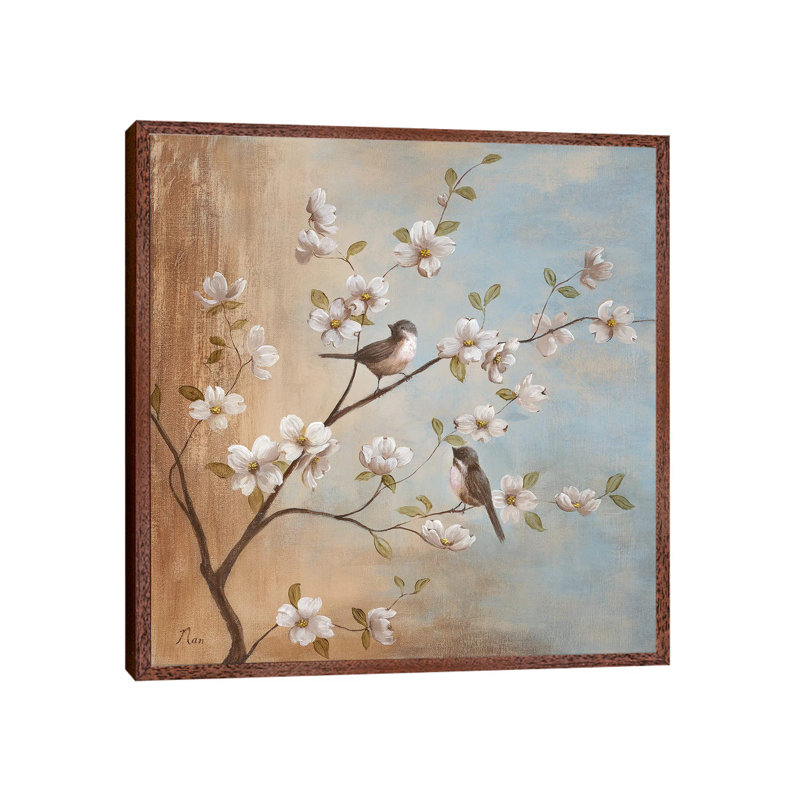 Sweet Song I by Nan - Painting on Canvas, Classic Brown Wood Framed, 93.98 cm H x 93.98 cm W