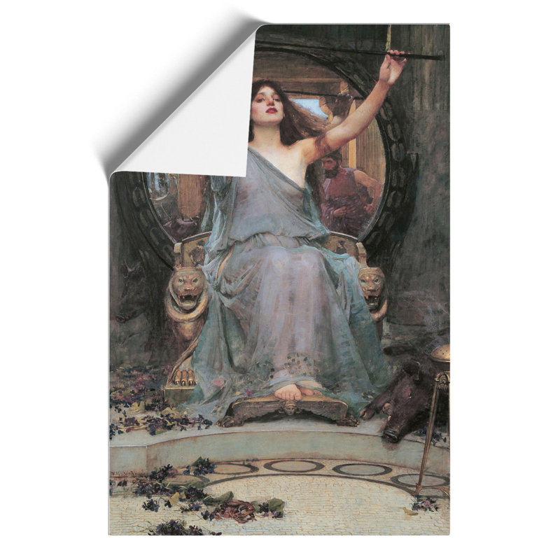 Circe Offering the Cup to Odysseus by John William Waterhouse - Frameless Print, 42cm H x 30cm W x 0.1cm D