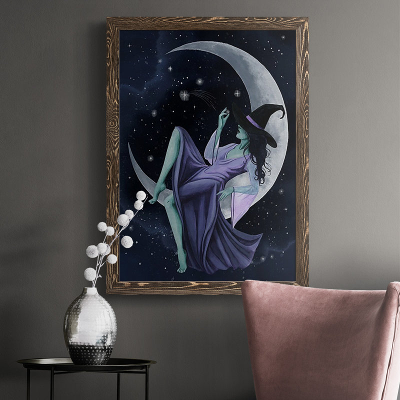 Star Sorceress I, reproduction d'art sur toile, H 43,5 po x l 31,5 po x P 1 po, Noyer