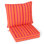 Ensemble de coussins de siège profond / intérieur avec ceintures de corde orange