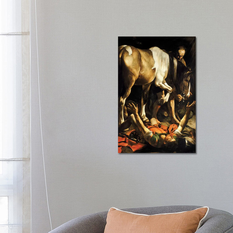 The Conversion Of St. Paul, 1601 by Michelangelo Merisi Da Caravaggio - Wrapped Canvas Painting