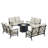 Okairy 8 - Person Patio Conversation Set with Cushions