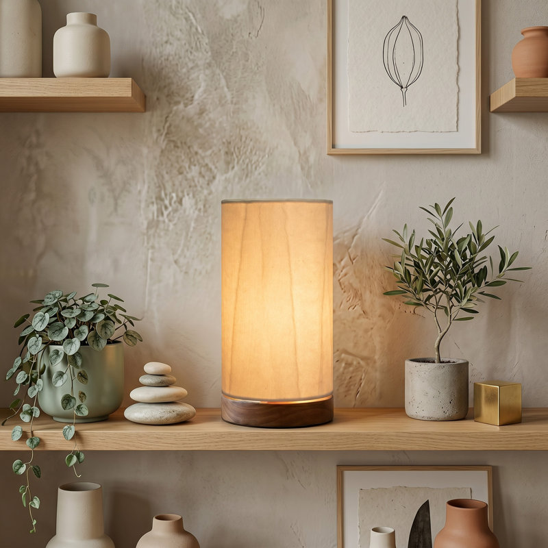 Lampe de table 9" paper glacier Nisha