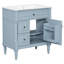Meuble-lavabo autoportant de 30 po avec lavabo en céramique-1927720493