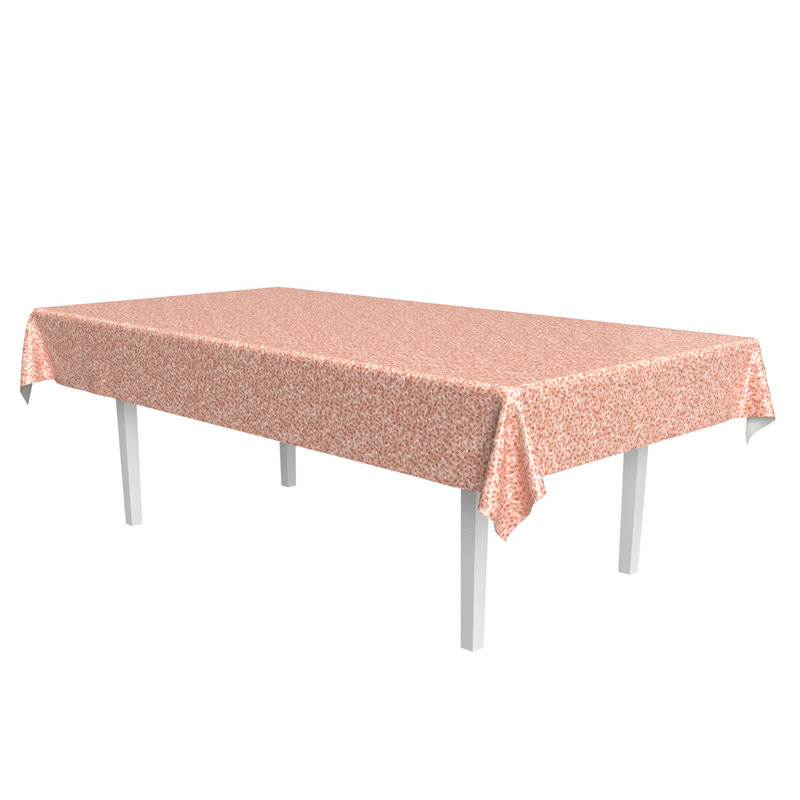 Nappe imprimée à paillettes, Or rose