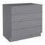 Meuble bas standard HOMEIBRO Cozy Design, 91,4 cm (L) x 61 cm (P) x 87,6 cm (H), en contreplaqué blanc Shaker, prêt à assembler-66548905-66548904