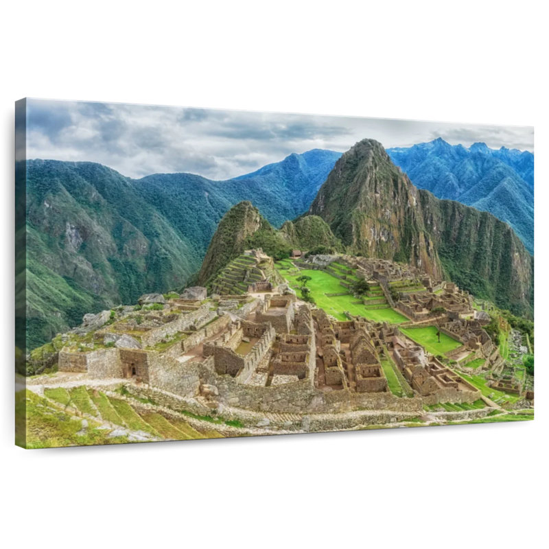 Lilie, ruines incas au Machu Picchu, H 20 po x l 30 po