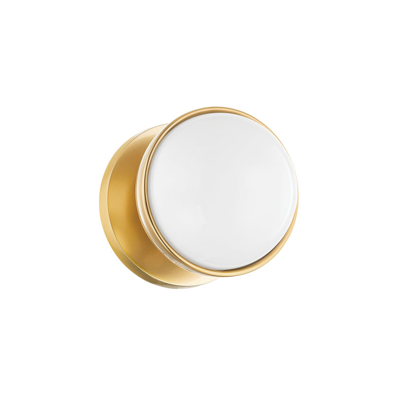 Meuble-lavabo 1 lumière Amy, Laiton vieilli