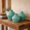 Ensemble de pots / vases décoratifs Ochre Earth Collection